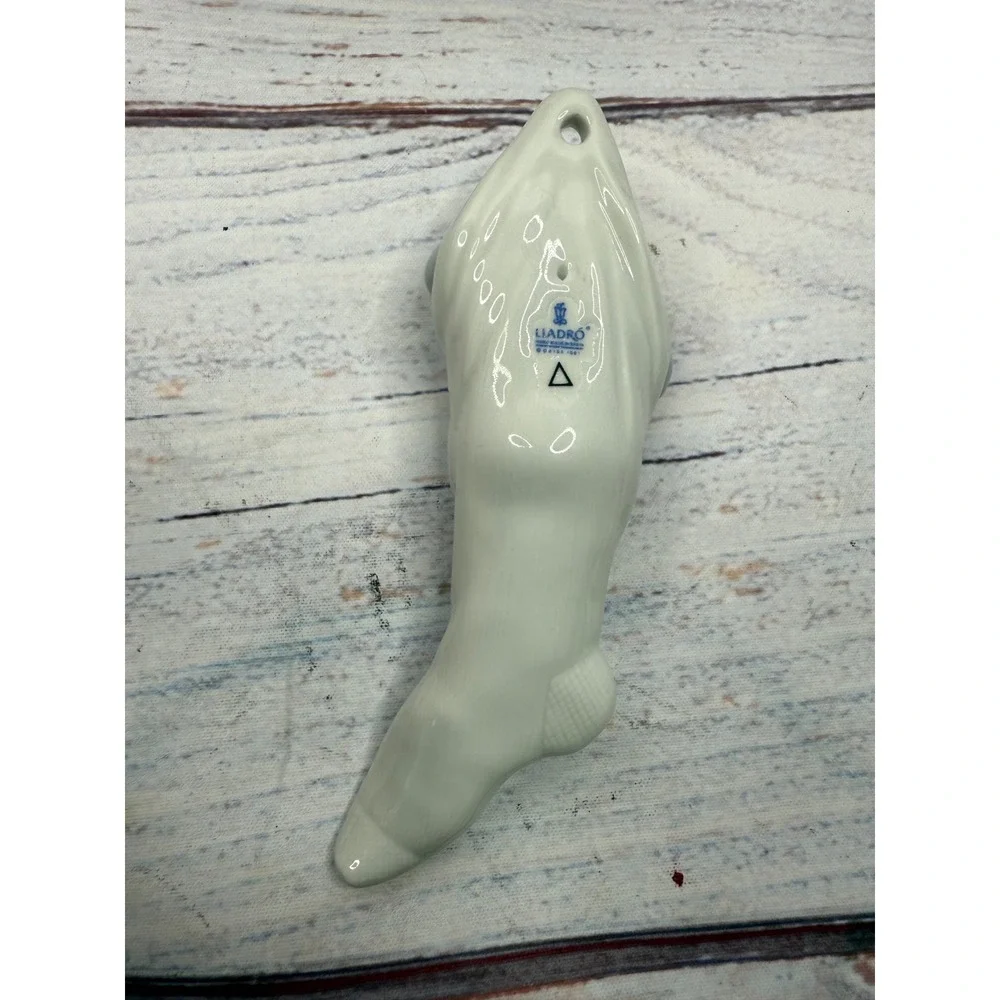Lladro 1993 Babys First Christmas Stocking Ornament 06037 Porcelain Spain Box